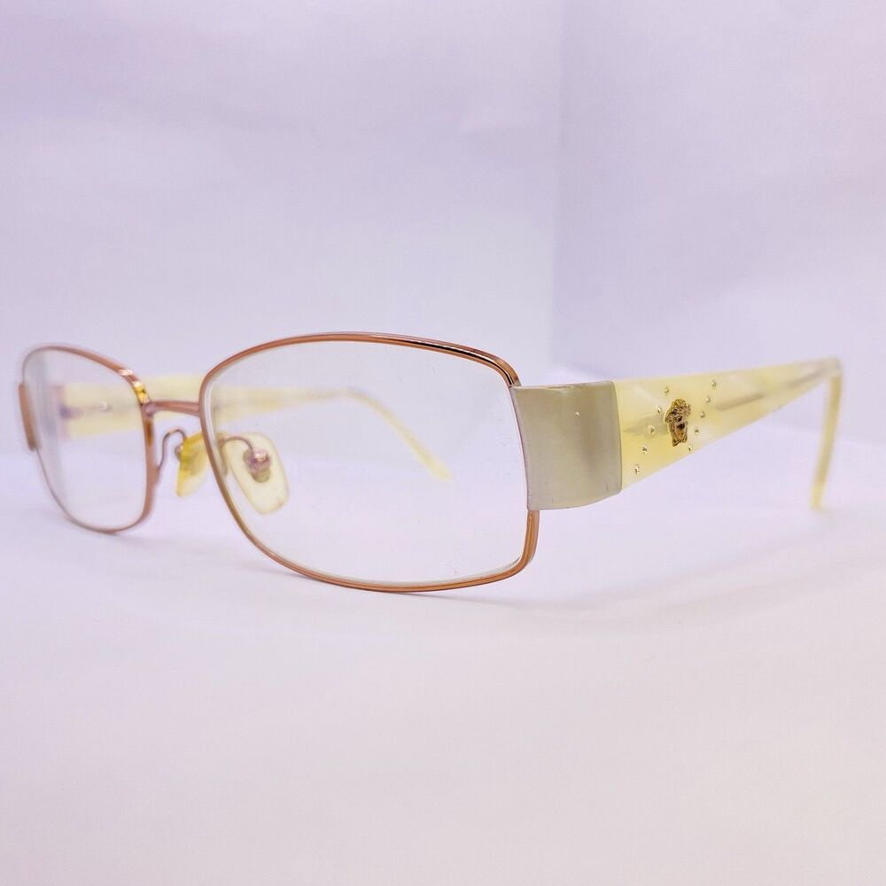 Versace Eyeglasses Authentic Mod. 1089-B 1106 53 [] 16 135 Pearl White